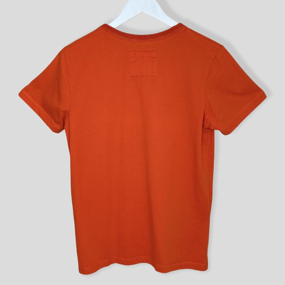 Abercrombie & Fitch Spellout Orange T-Shirt - Picture 2 of 5